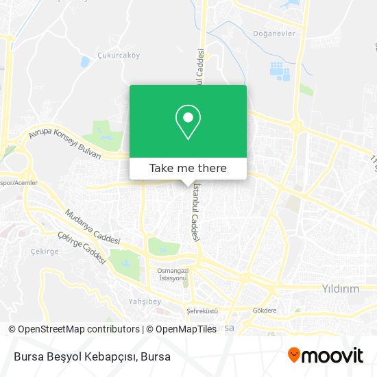 Bursa Beşyol Kebapçısı map