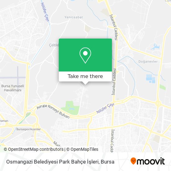 Osmangazi Belediyesi Park Bahçe İşleri map