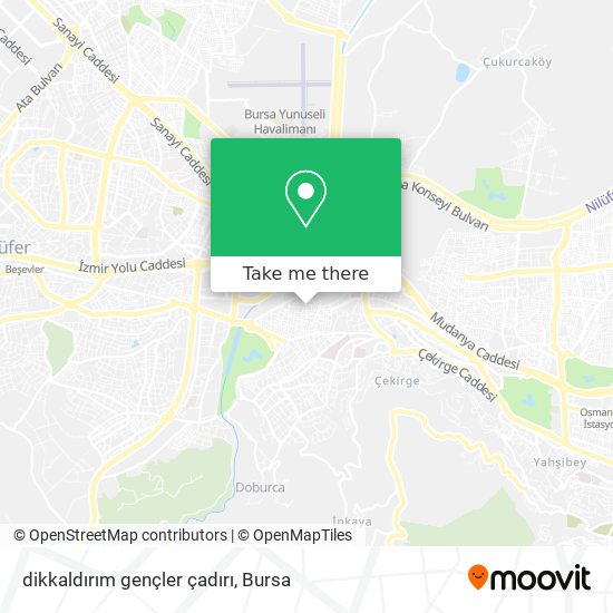 dikkaldırım gençler çadırı map