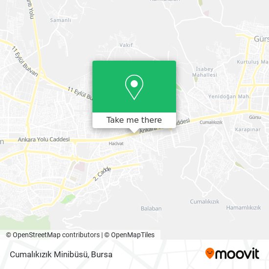 Cumalıkızık Minibüsü map