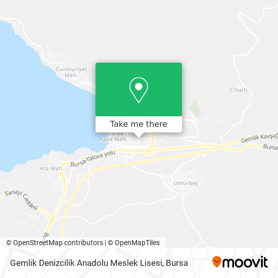 Gemlik Denizcilik Anadolu Meslek Lisesi map
