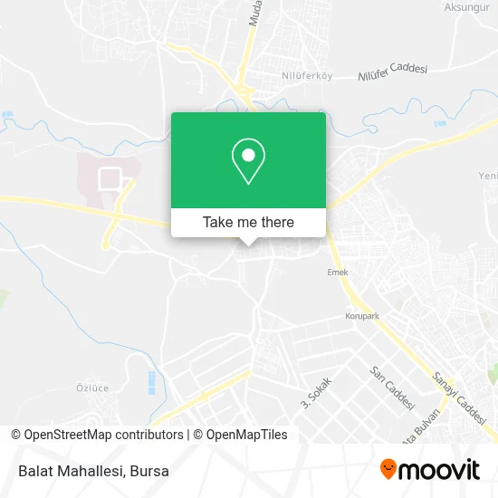 Balat Mahallesi map