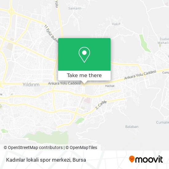 Kadınlar lokali  spor merkezi map