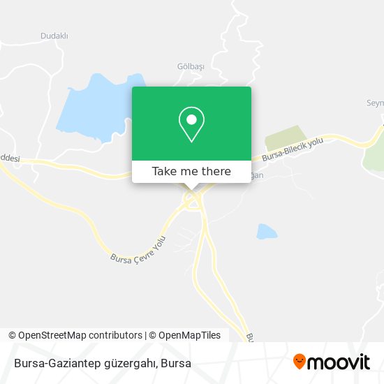 Bursa-Gaziantep güzergahı map