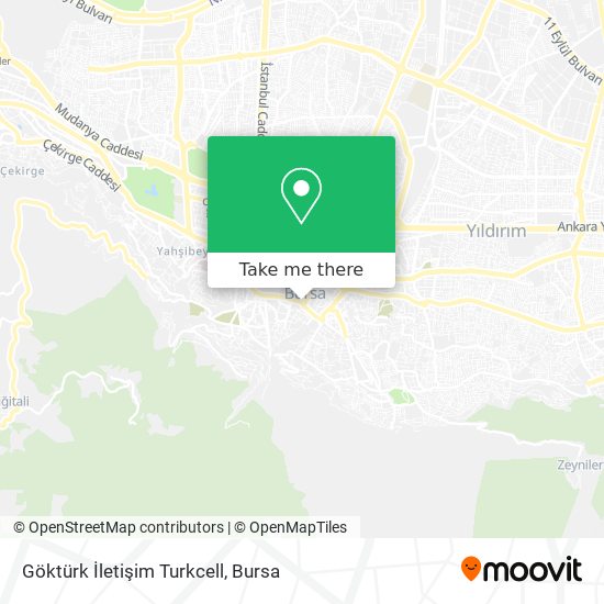 Göktürk İletişim Turkcell map