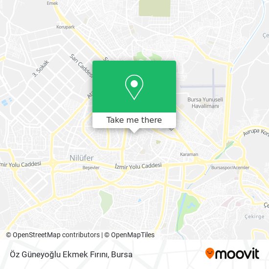 Öz Güneyoğlu Ekmek Fırını map