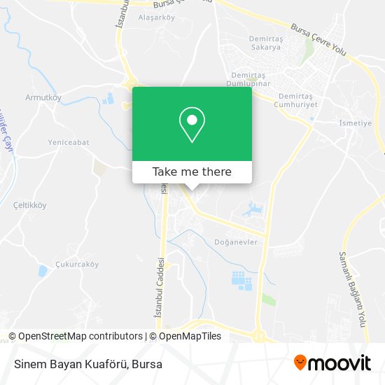 Sinem Bayan Kuaförü map