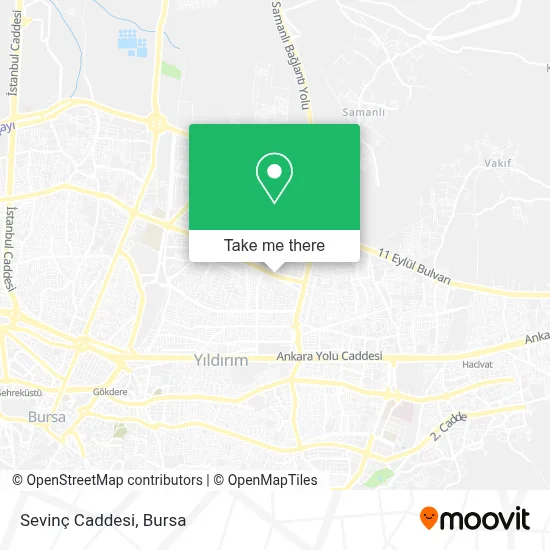 Sevinç Caddesi map