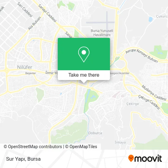 Sur Yapı map