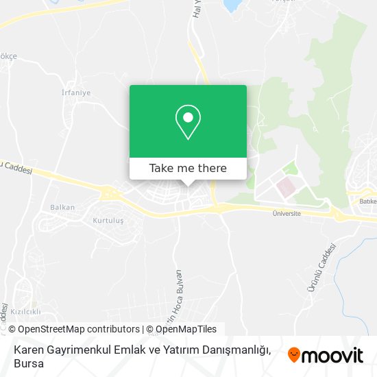 Karen Gayrimenkul Emlak ve Yatırım Danışmanlığı map