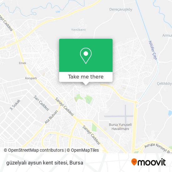 güzelyalı aysun kent sitesi map