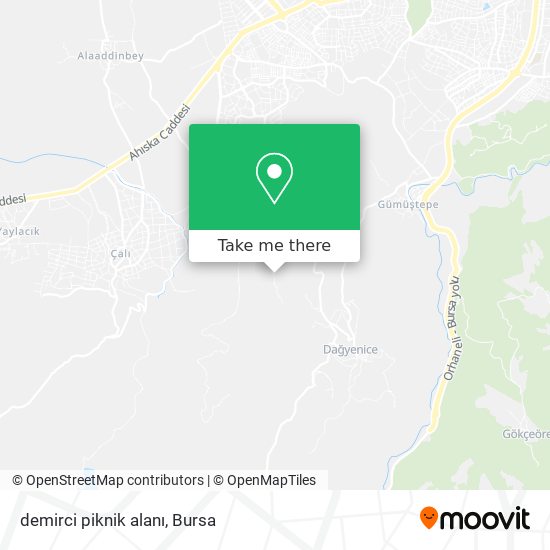 demirci piknik alanı map