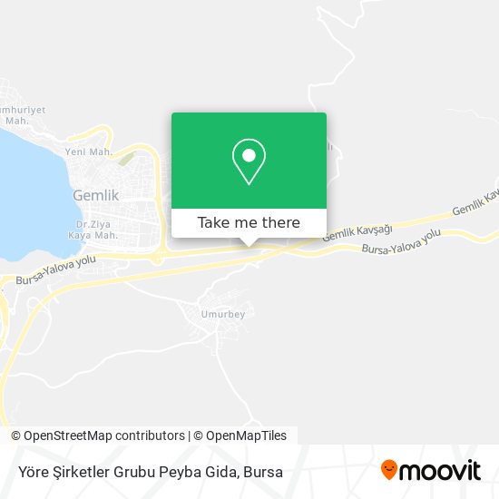 Yöre Şirketler Grubu Peyba Gida map
