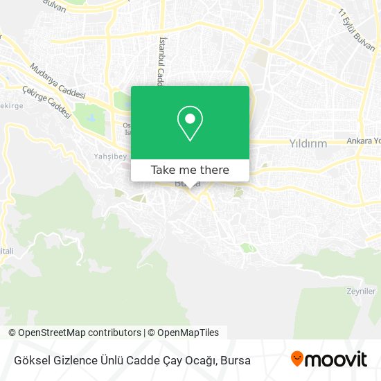 Göksel Gizlence Ünlü Cadde Çay Ocağı map