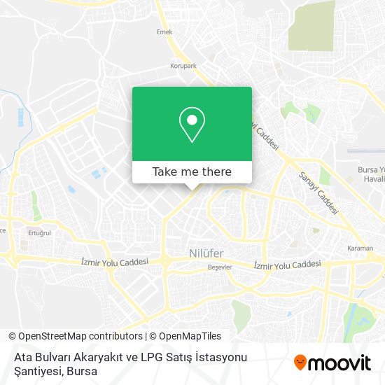 Ata Bulvarı Akaryakıt ve LPG Satış İstasyonu Şantiyesi map