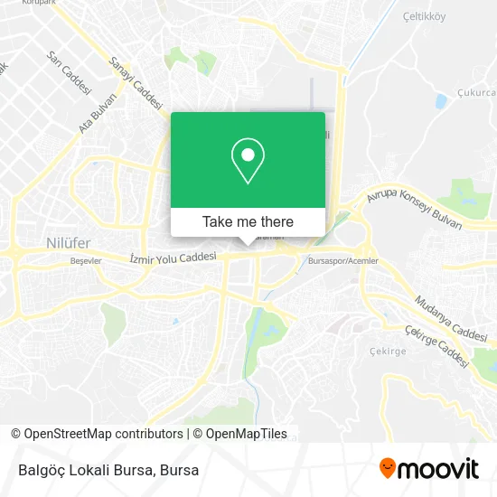 Balgöç Lokali Bursa map