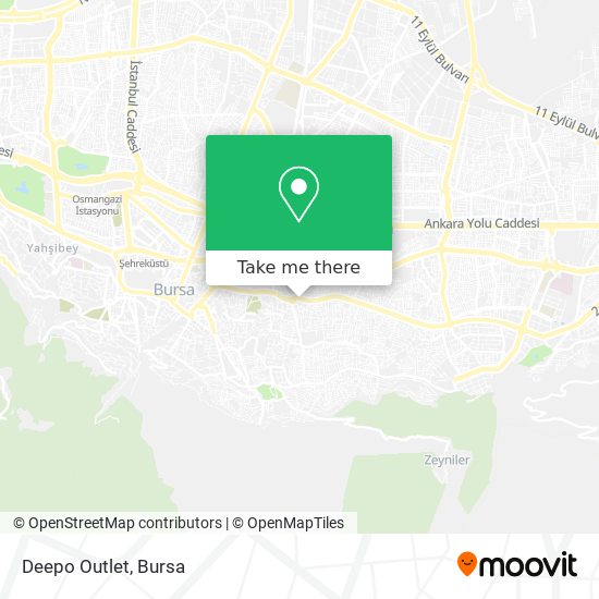 Deepo Outlet map