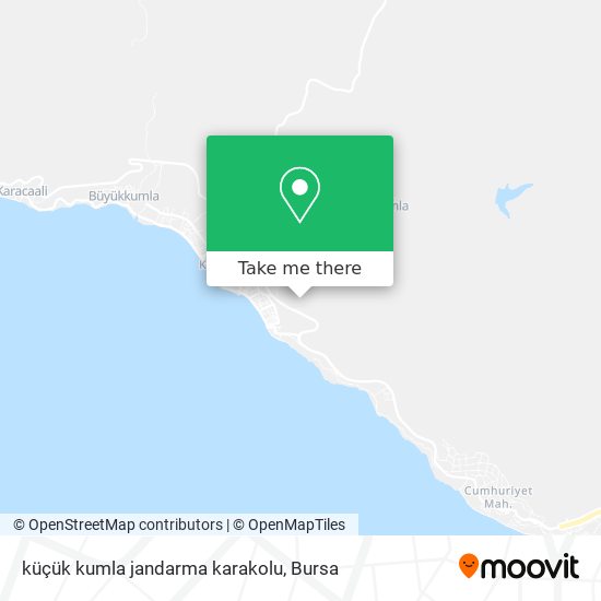 küçük kumla  jandarma karakolu map