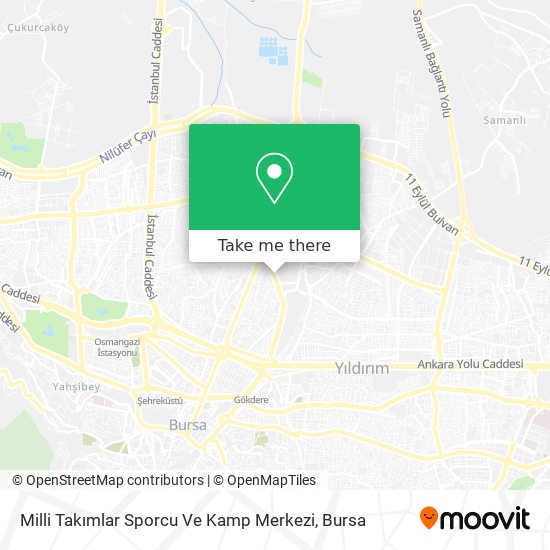 Milli Takımlar Sporcu Ve Kamp Merkezi map