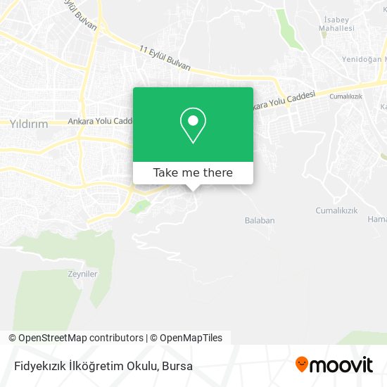 Fidyekızık İlköğretim Okulu map
