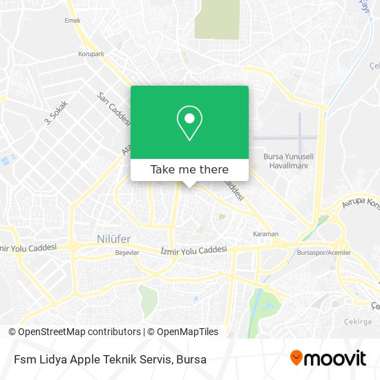 Fsm Lidya Apple Teknik Servis map