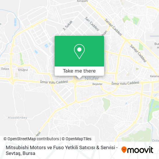 Mitsubishi Motors ve Fuso Yetkili Satıcısı & Servisi - Sevtaş map