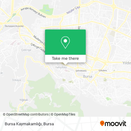 Bursa Kaymakamlığı map