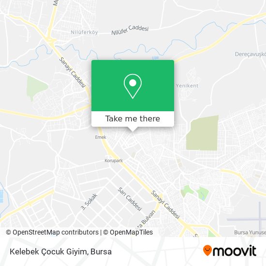 Kelebek Çocuk Giyim map