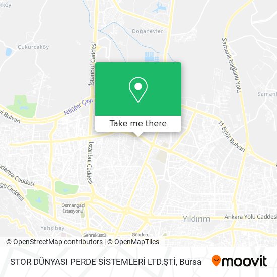 STOR DÜNYASI PERDE SİSTEMLERİ  LTD.ŞTİ map