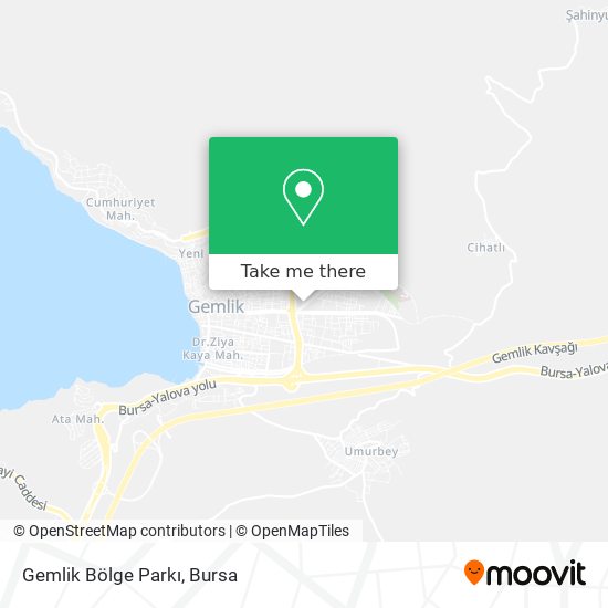 Gemlik Bölge Parkı map