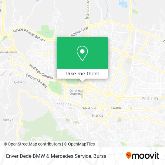 Enver Dede BMW & Mercedes Service map