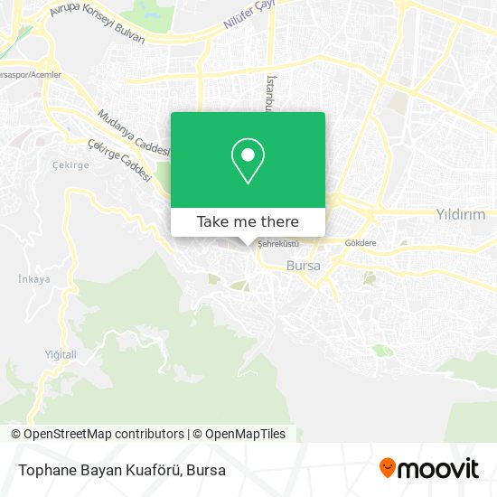 Tophane Bayan Kuaförü map
