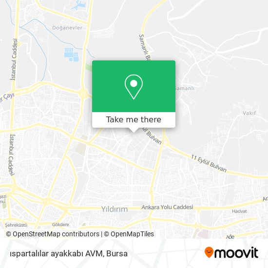 ıspartalılar ayakkabı AVM map