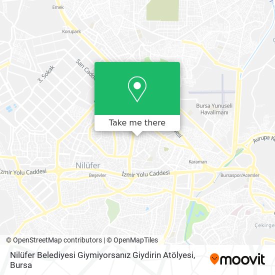 Nilüfer Belediyesi Giymiyorsanız Giydirin Atölyesi map