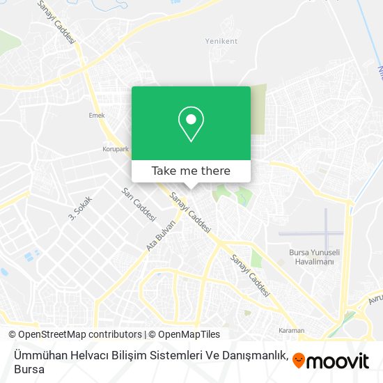 Ümmühan Helvacı Bilişim Sistemleri Ve Danışmanlık map