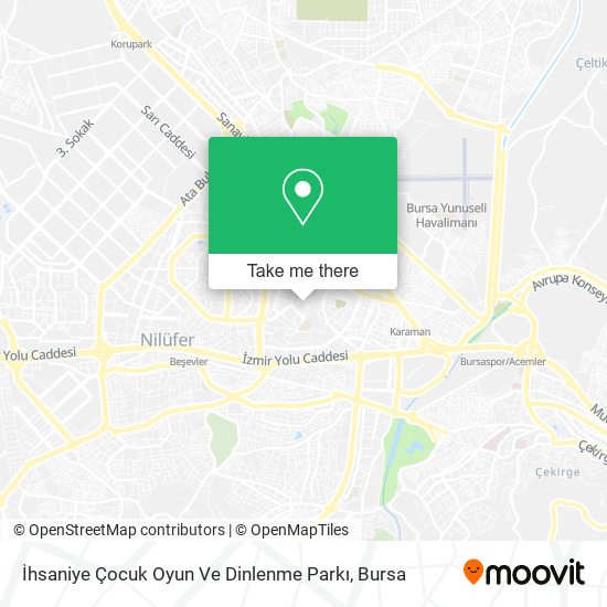 İhsaniye Çocuk Oyun Ve Dinlenme Parkı map