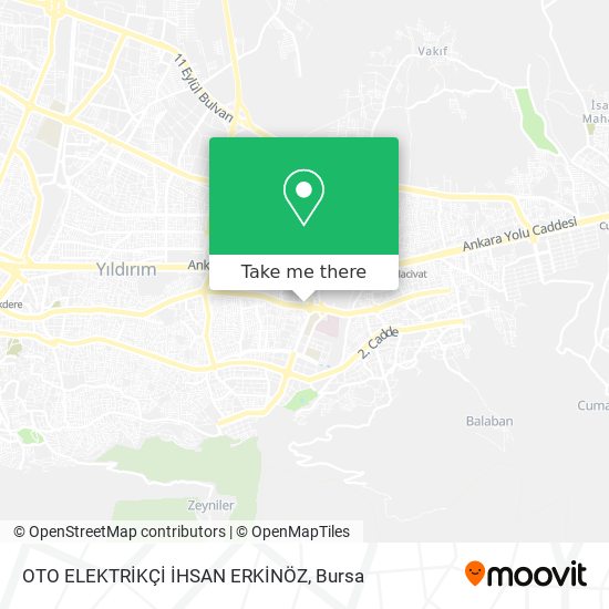 OTO ELEKTRİKÇİ İHSAN ERKİNÖZ map