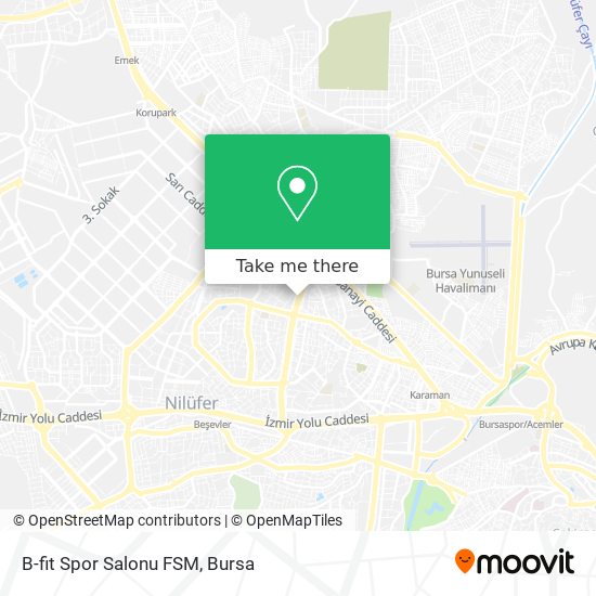 B-fit Spor Salonu FSM map
