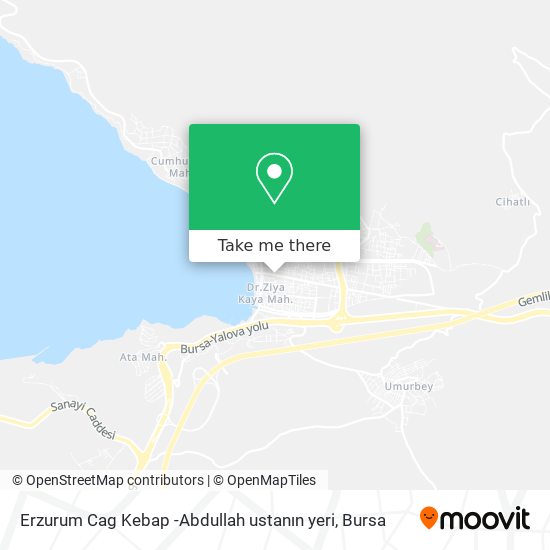 Erzurum Cag Kebap -Abdullah ustanın yeri map