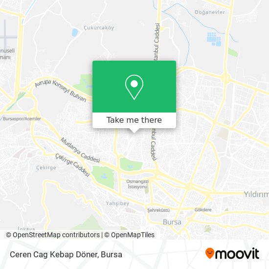 Ceren Cag Kebap Döner map