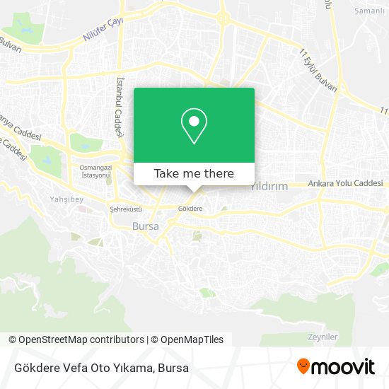 Gökdere Vefa Oto Yıkama map