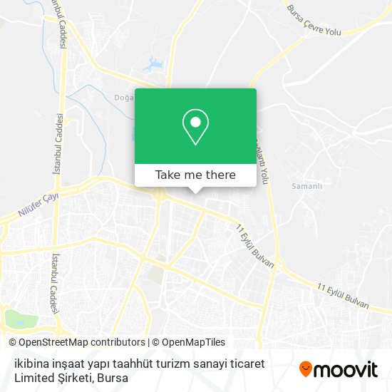 ikibina inşaat yapı taahhüt turizm sanayi ticaret Limited Şirketi map