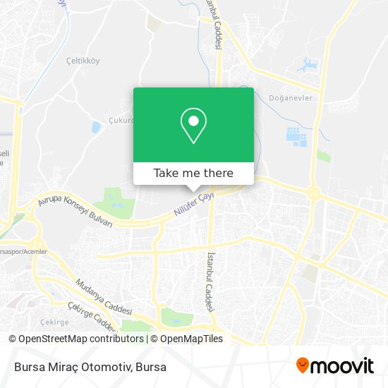Bursa Miraç Otomotiv map