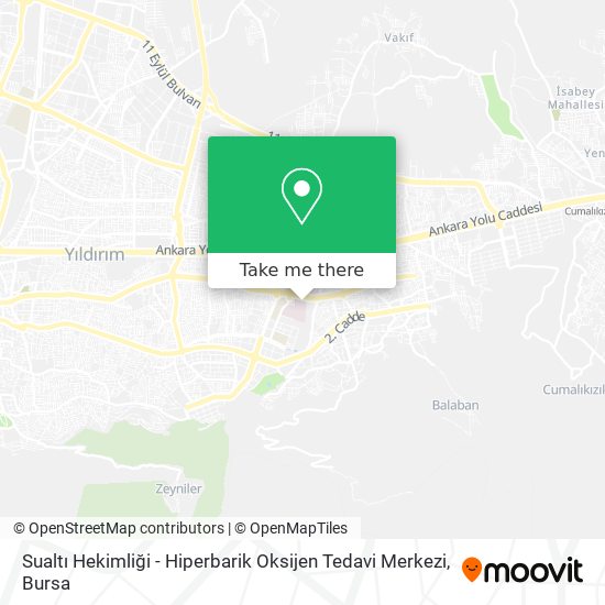 Sualtı Hekimliği - Hiperbarik Oksijen Tedavi Merkezi map