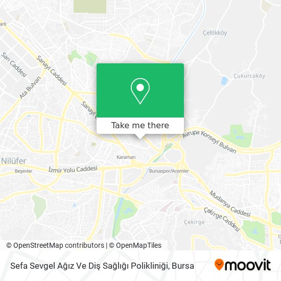 Sefa Sevgel Ağız Ve Diş Sağlığı Polikliniği map