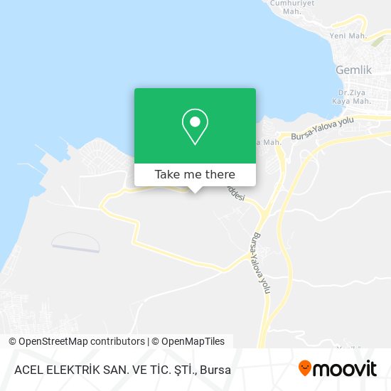 ACEL ELEKTRİK SAN. VE TİC. ŞTİ. map