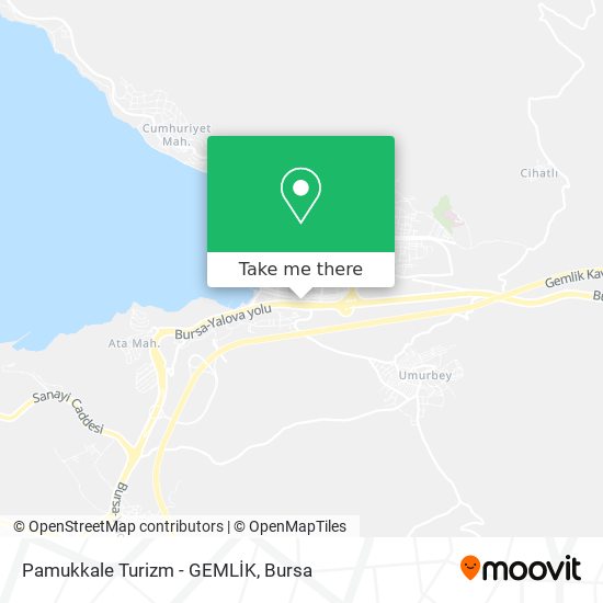 Pamukkale Turizm - GEMLİK map