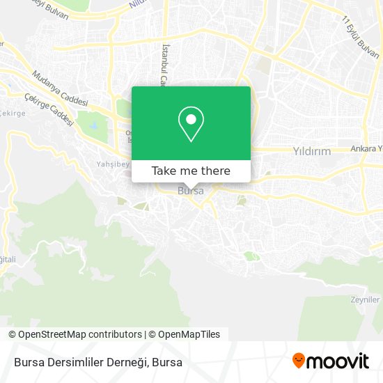 Bursa Dersimliler Derneği map