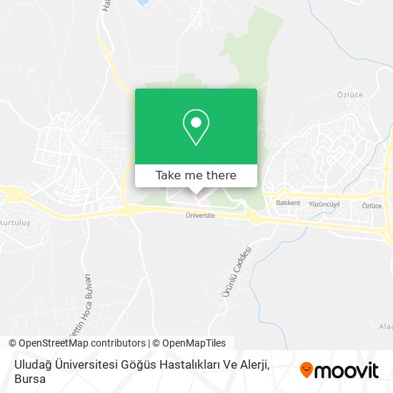Uludağ Üniversitesi Göğüs Hastalıkları Ve Alerji map