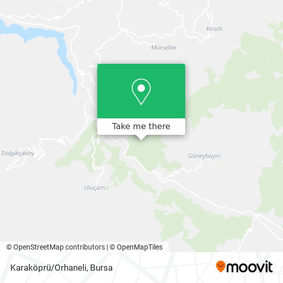 Karaköprü/Orhaneli map